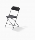 Foldingchair Budget Grey/black